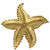 Tiffany & Company 18 Karat Yellow Gold Starfish Brooch Pin