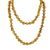 Italian 18 Karat Yellow Gold Nugget Link Necklace 31.5 Inch