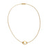 Golden South Sea Pearl Solitaire 18 Karat Yellow Gold Snake Chain Necklace.