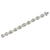 10 CTW Round Brilliant Diamond Platinum Estate Link Bracelet