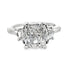 2.73 Carat Radiant-Cut Diamond Platinum Modern Engagment Ring GIA Certified