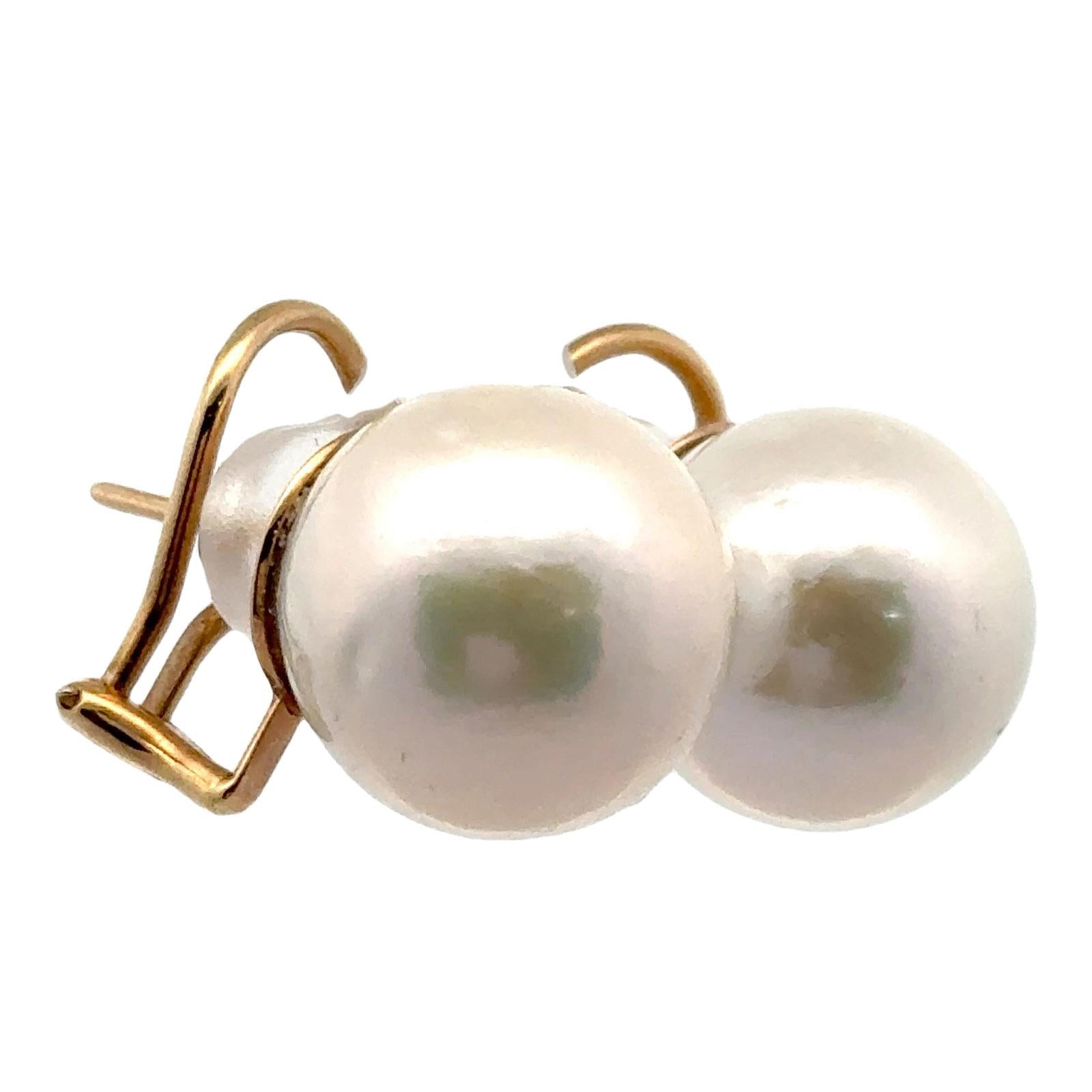 15 mm South Sea Pearl Earrings