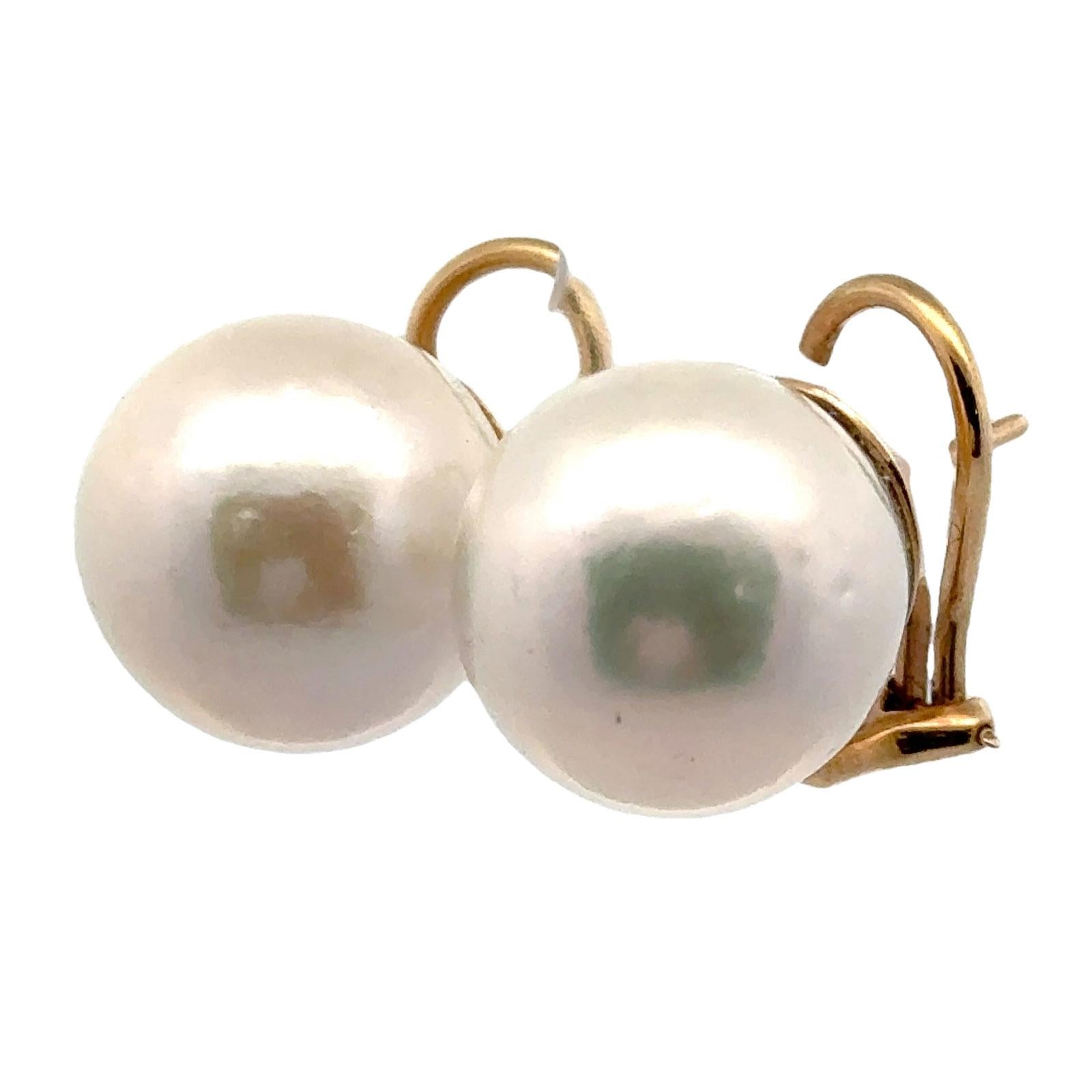 15 mm South Sea Pearl Earrings