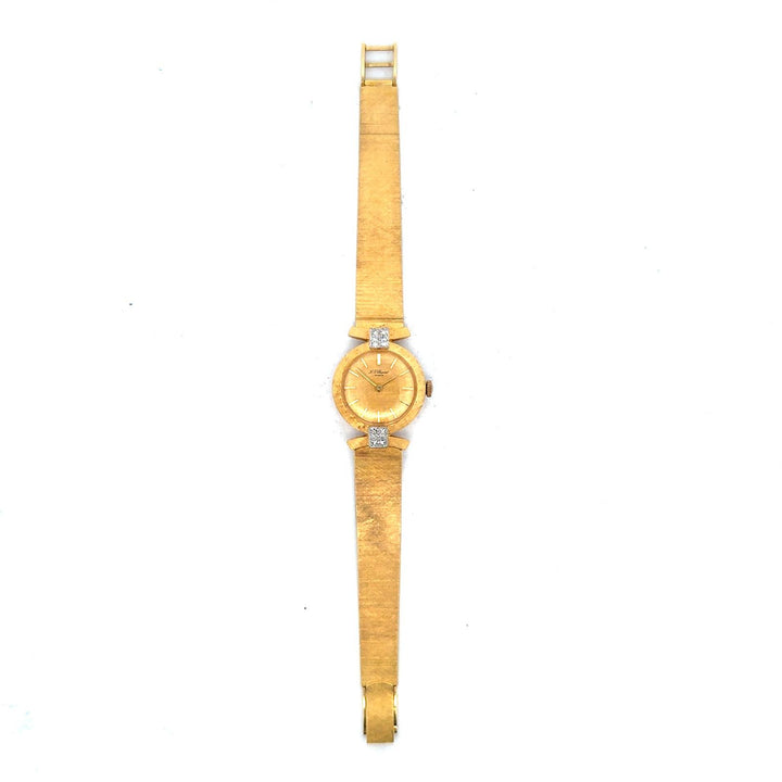 Mid-20th Century Chopard 18 Karat Gold Diamond Ladies Vintage Dress Watch