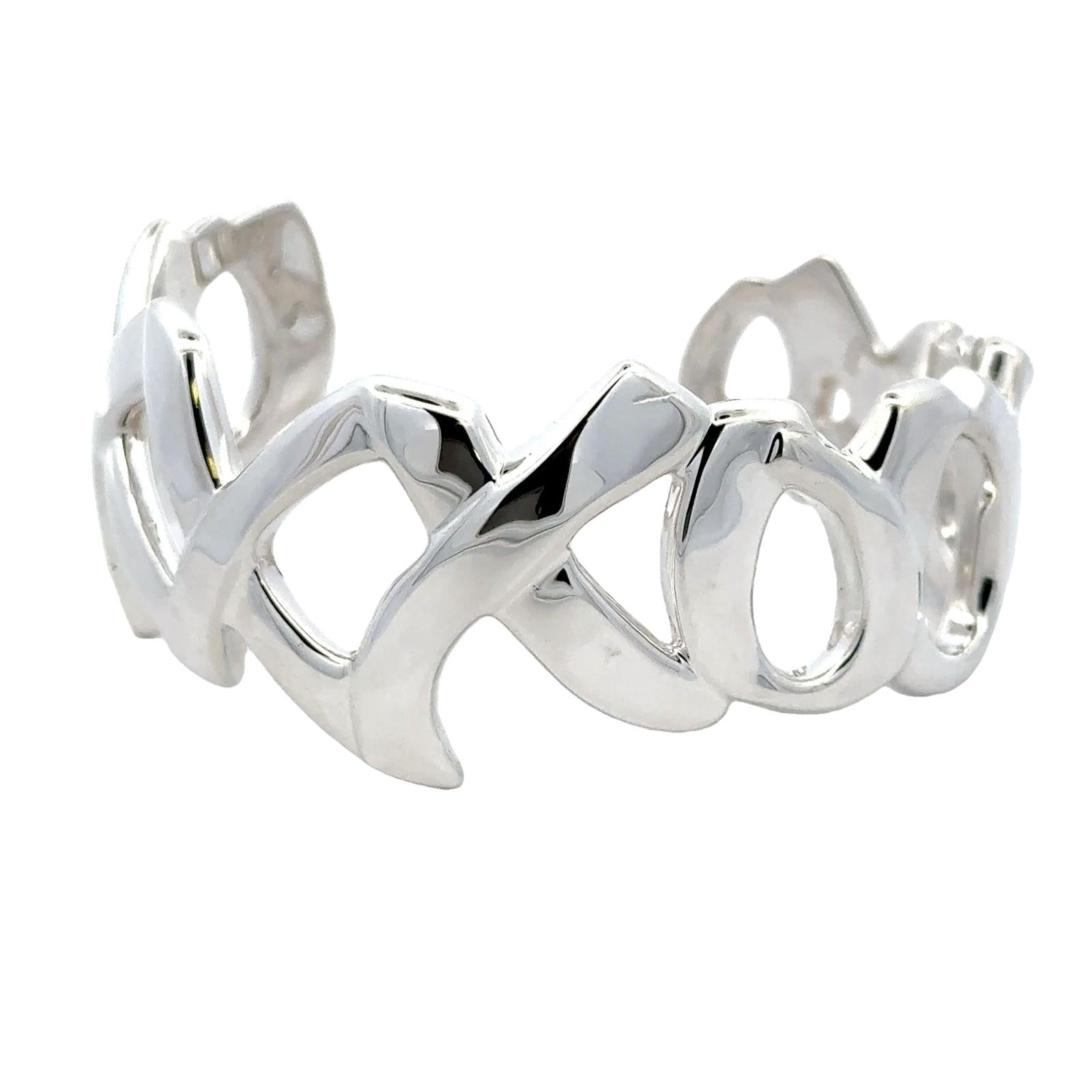 Tiffany & Company Paloma Picasso Graffiti Loves & Kisses Cuff