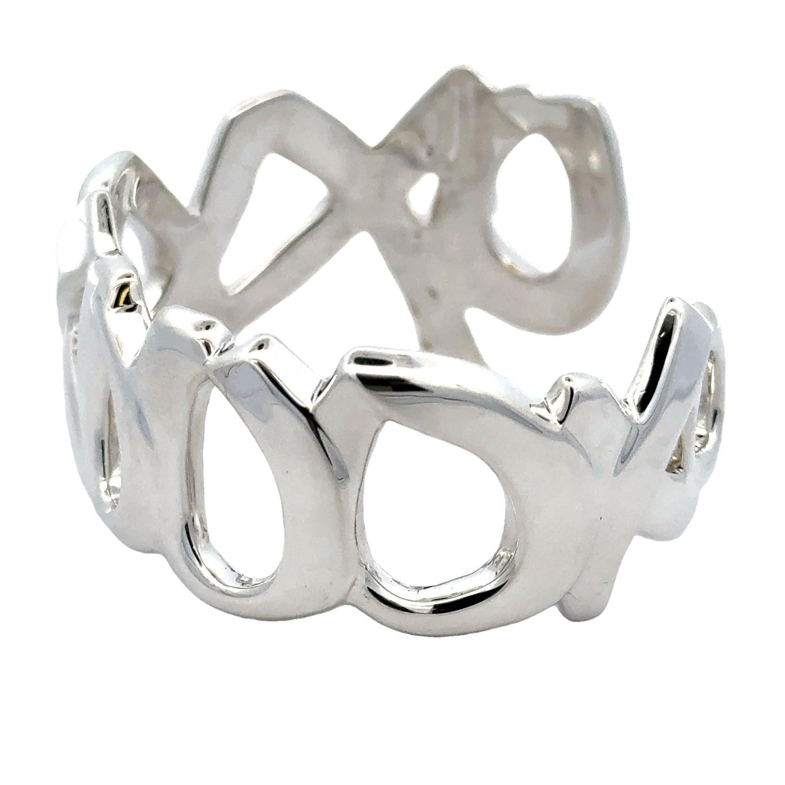 Tiffany & Company Paloma Picasso Graffiti Loves & Kisses Cuff