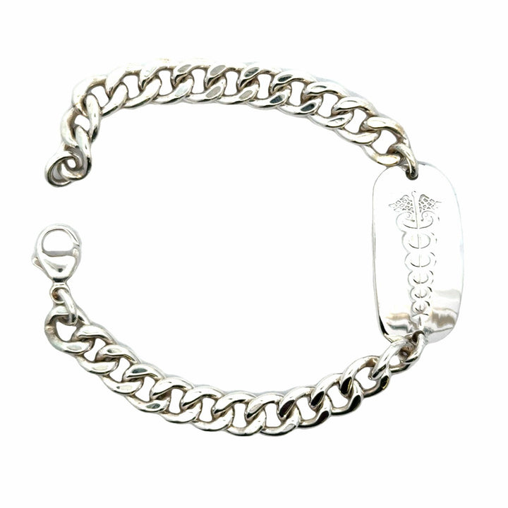 Tiffany & Company Sterling Silver Medic Alert Bracelet