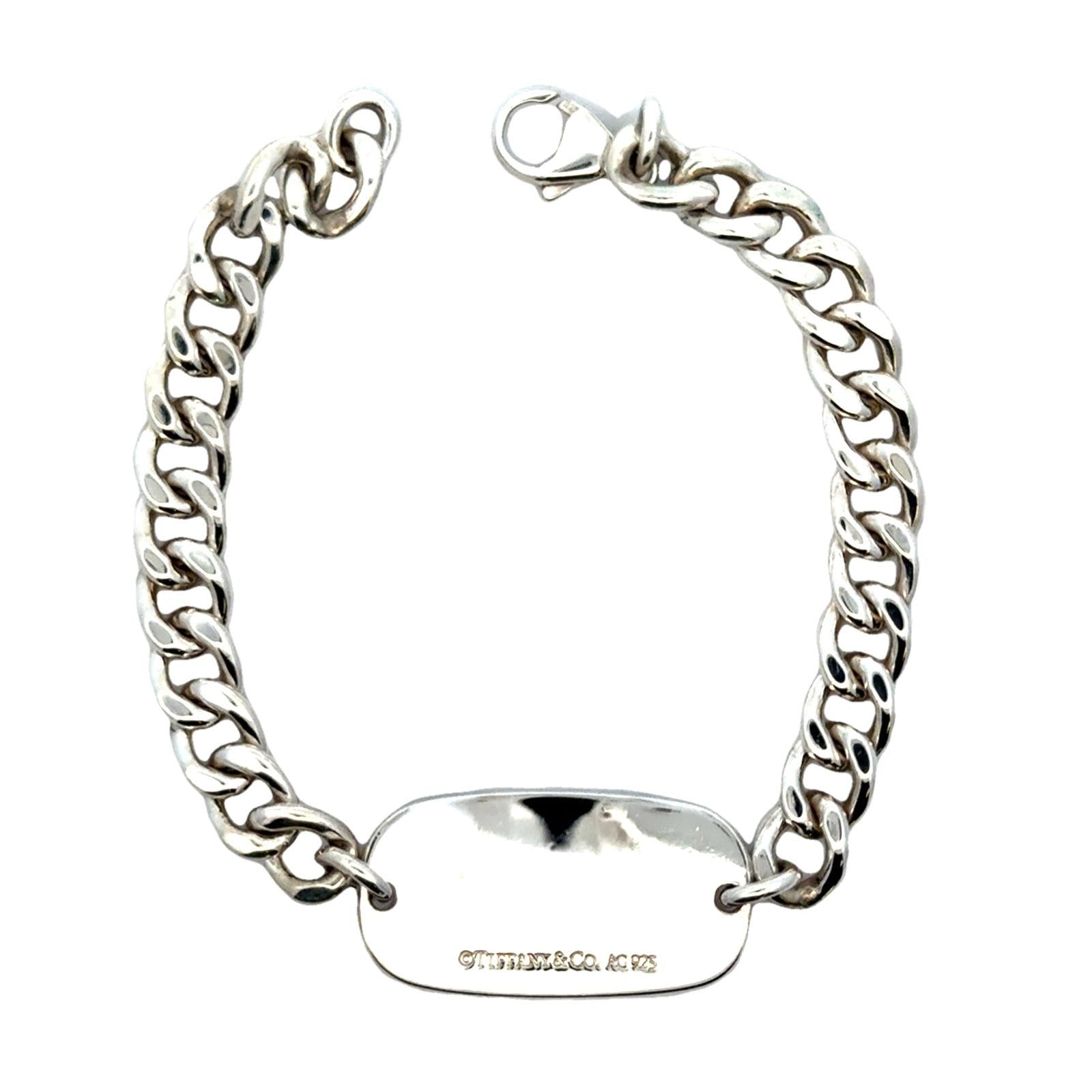 Tiffany & Company Sterling Silver Medic Alert Bracelet