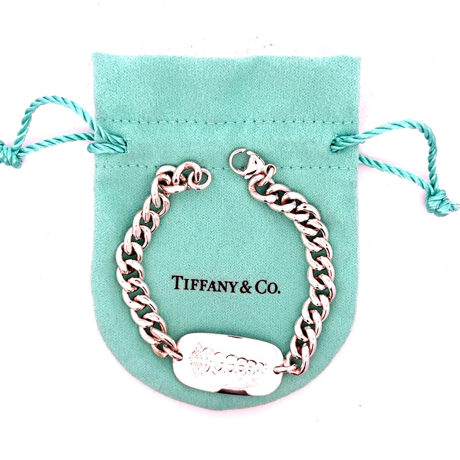 Tiffany & Company Sterling Silver Medic Alert Bracelet