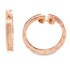 BVLGARI B-Zero 18 Karat Rose Gold Hoop Earrings