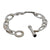 Roberto Coin 'Chic & Shine' 18 Karat White Gold Link Bracelet Toggle Clasp