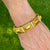 SeidenGang Diamond 18 Karat Yellow Gold Rectangular Link Estate Bracelet