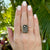 Onyx Diamond 14 Karat Yellow Gold Rectangular Vintage Ring