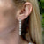 7.43 CTW Oval Diamond 18 Karat White Gold Modern Drop Earrings