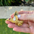 Cartier Paris Diamond Ruby 18 Karat Yellow Gold Hummingbird Brooch Pendant
