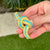 Cartier Turquoise 18 Karat Yellow Textured Gold Vintage Knot Brooch