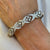 10 CTW Round Brilliant Diamond Platinum Estate Link Bracelet