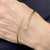 Cartier Juste Un Clou 18K Yellow Gold Bracelet Diamond Accents Sz 18 Small Model