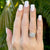 2.73 Carat Radiant-Cut Diamond Platinum Modern Engagment Ring GIA Certified