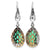 24-Carat Cabochon Emerald Diamond 18 Karat Two Tone Gold Drop Dangle Earrings