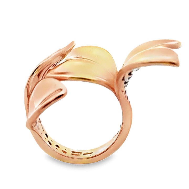 Pasquale Bruni 'Anima Giardini' 18 Karat Yellow Gold Flower Ring Size 7