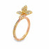 Pasquale Bruni 18 Karat Rose Gold Diamond Petit Garden Ring Size 6.75