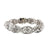 10 CTW Round Brilliant Diamond Platinum Estate Link Bracelet