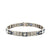 Art Deco Old European Cut Diamond Sapphire Platinum Line Bracelet