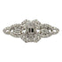 1950's Round Brillilant, Marquise, Baguette-Cut Diamond Platinum Clips