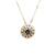 Diamond Circle 14 Karat Yellow Gold Pendant Necklace