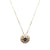 Diamond Circle 14 Karat Yellow Gold Pendant Necklace