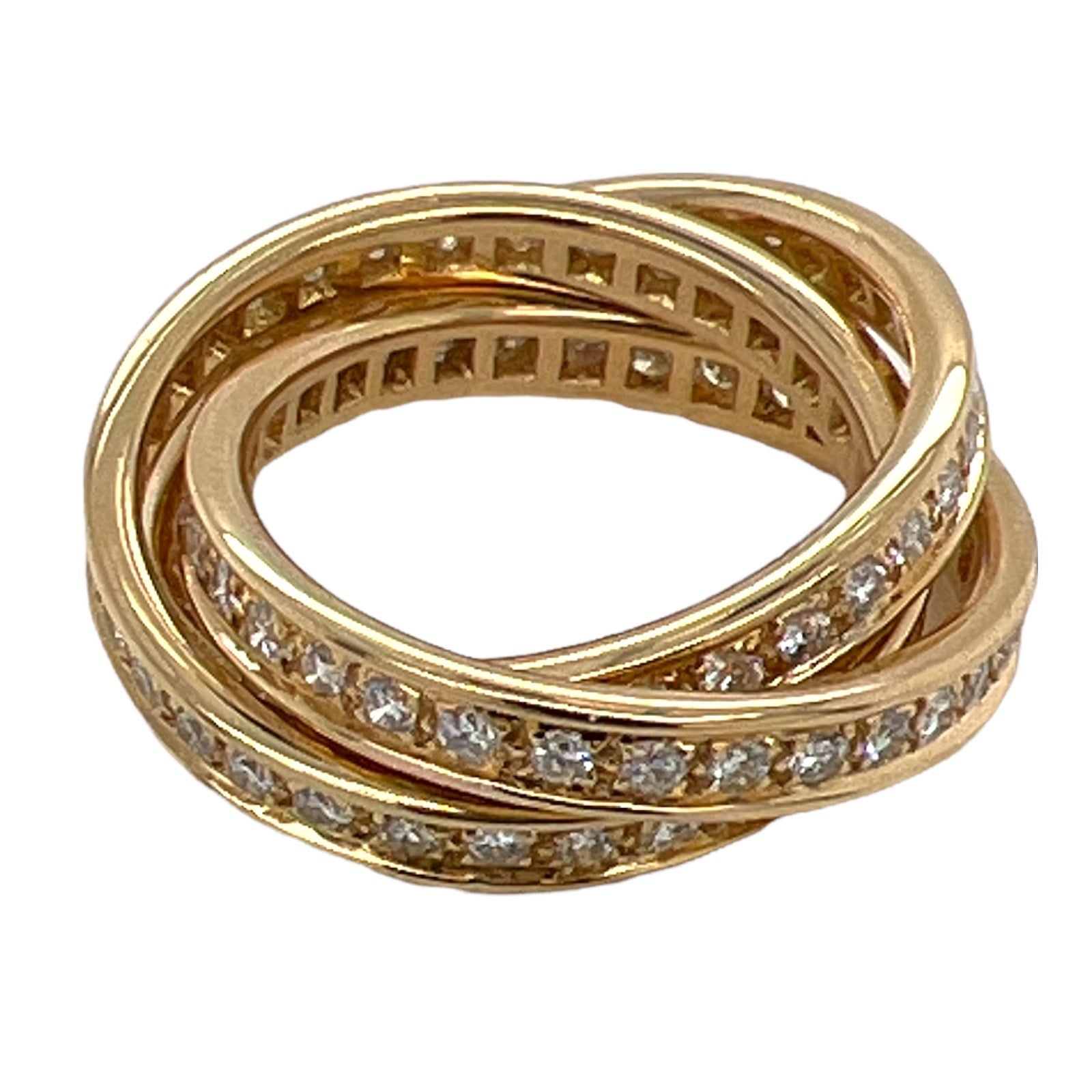 Rose Gold Cartier Love Ring Diamond Pave – Peter Ungar Jewellery