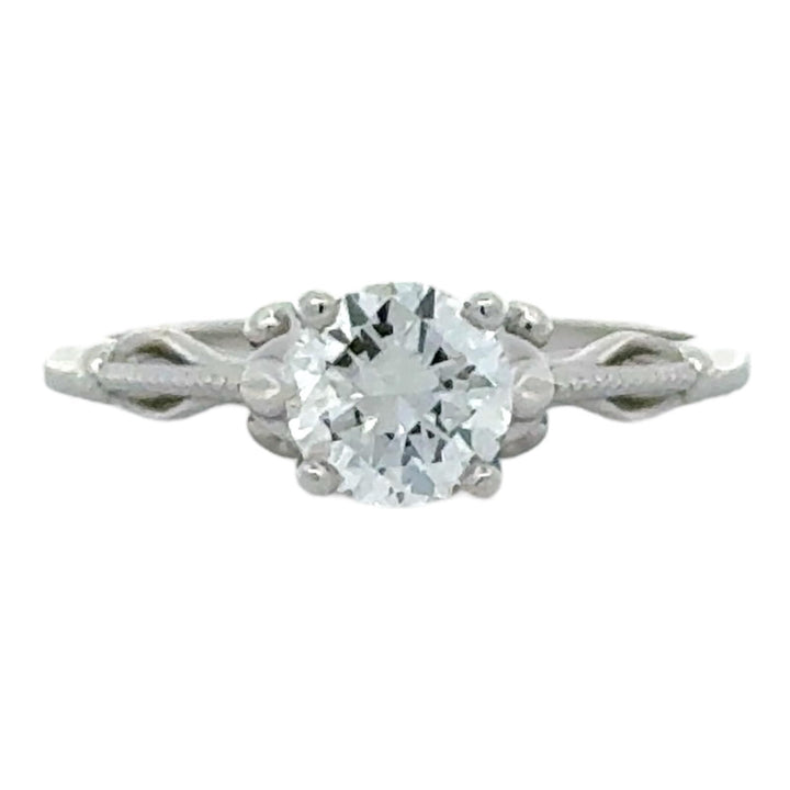 1.01 Carat Round Brilliant Cut Diamond Solitaire Engagement Ring GIA Certified