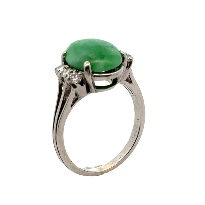 Jade & Diamond Ring