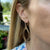 Modern Diamond 18 Karat Rose Gold Dangle Earrings